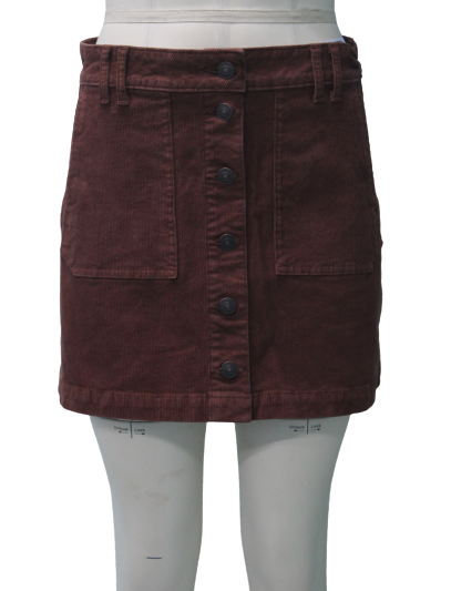 WOMENS SHR ALINE BUTTON FRONT